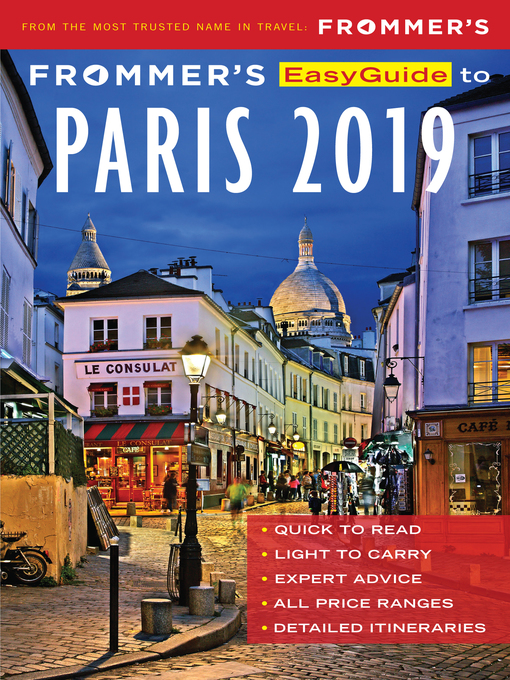 Title details for Frommer's EasyGuide to Paris 2019 by Anna E. Brooke - Wait list